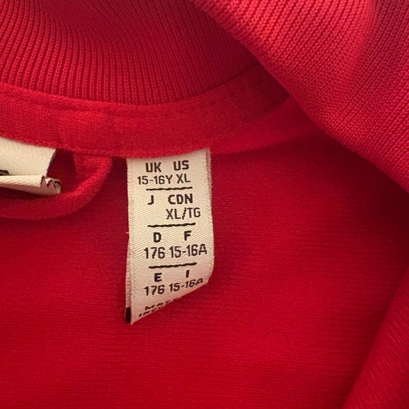 adidas Red Athletic Track Jacket women’s xl - Picture 2 of 10